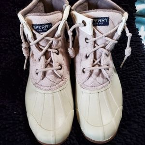 Sperry syren gulf wool quilt boot